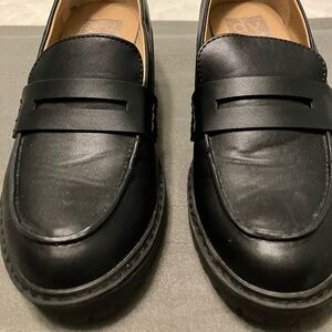 DV by Dolce Vita Black Chunky Loafers 7